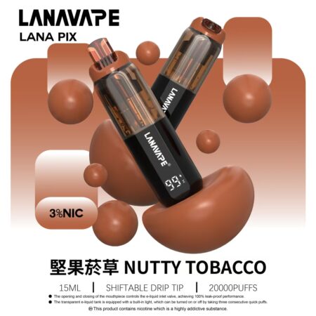LANA PIX 閃光彈一次性電子煙 20000口｜15ML大容量・油芯分離黑科技